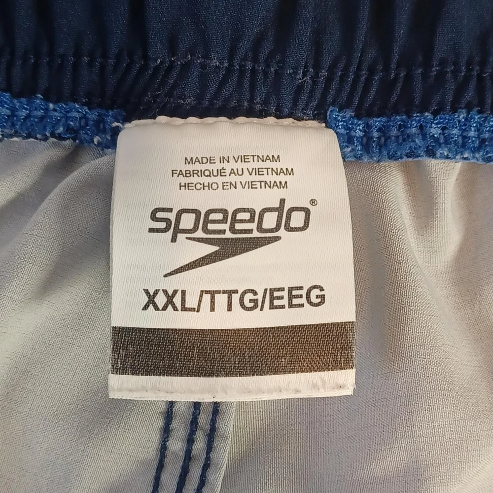 Speedo Men's Coastal Ombre Multicolor Board‎ Short Water Repellent Sz 2XL